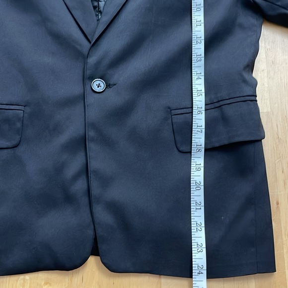 YIDANNA BLAZER JACKET WOMENS M BLACK 3 POCKET DECENTLY LINNING CLOSET ESSENTIAL - Picture 7 of 10